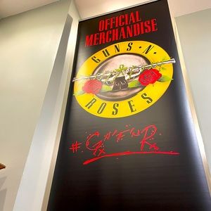Guns N Roses Retractor Banner display